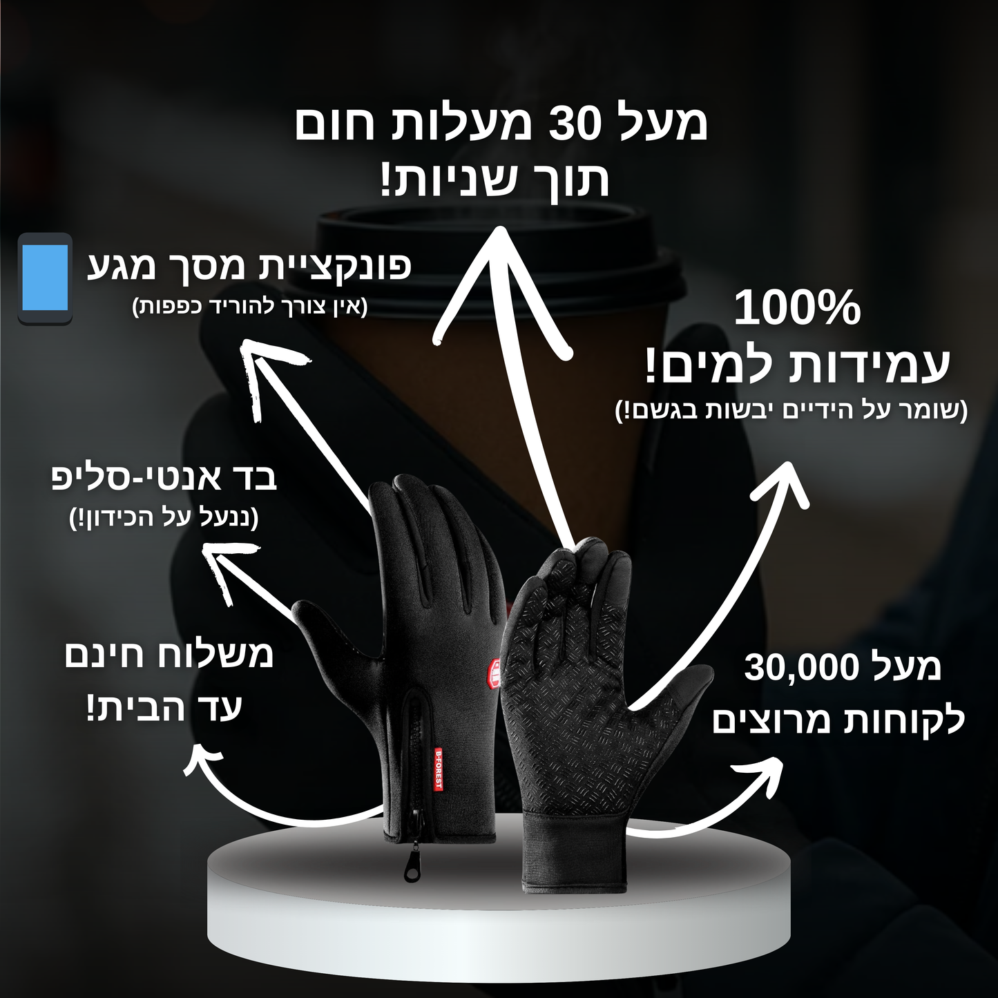 הכפפות חורף של אלורה