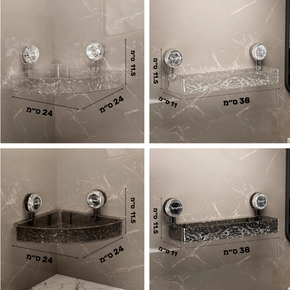 מדף ואקום – בהתקנה ללא קידוח