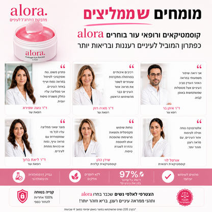 מדבקות היידרוג'ל קולגן לעיניים